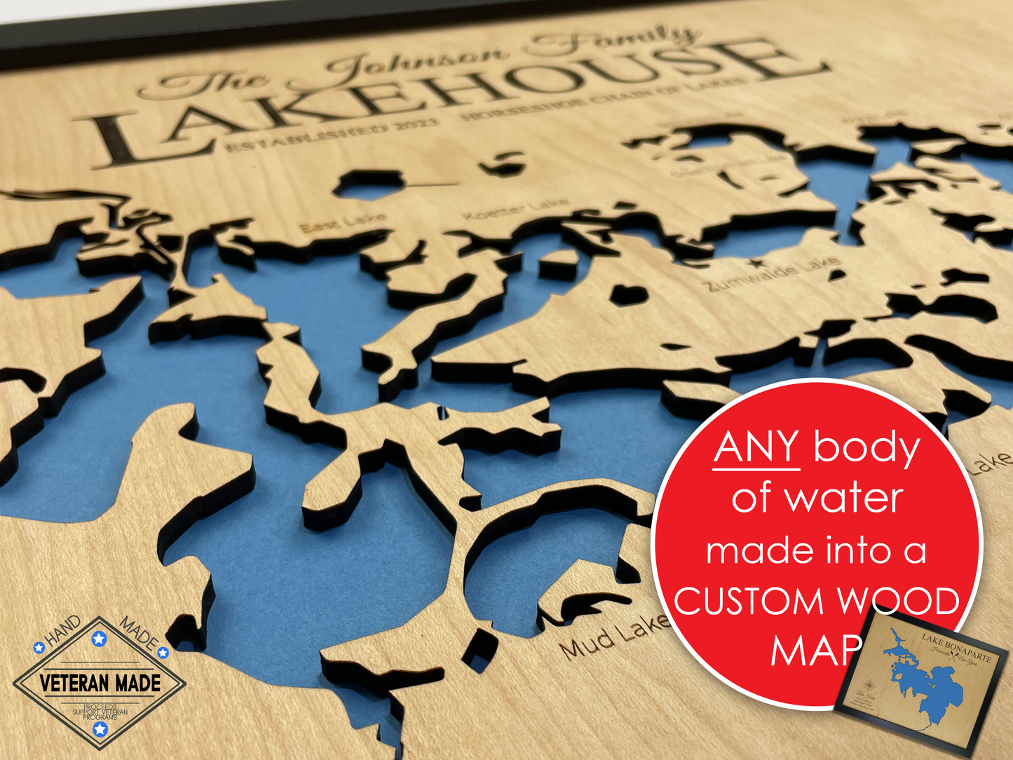 custom wood land map