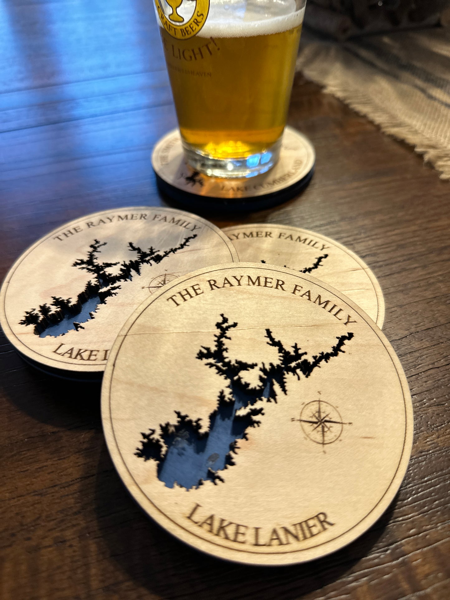 Lake House Coasters - Gift, Hostess Gift ideas