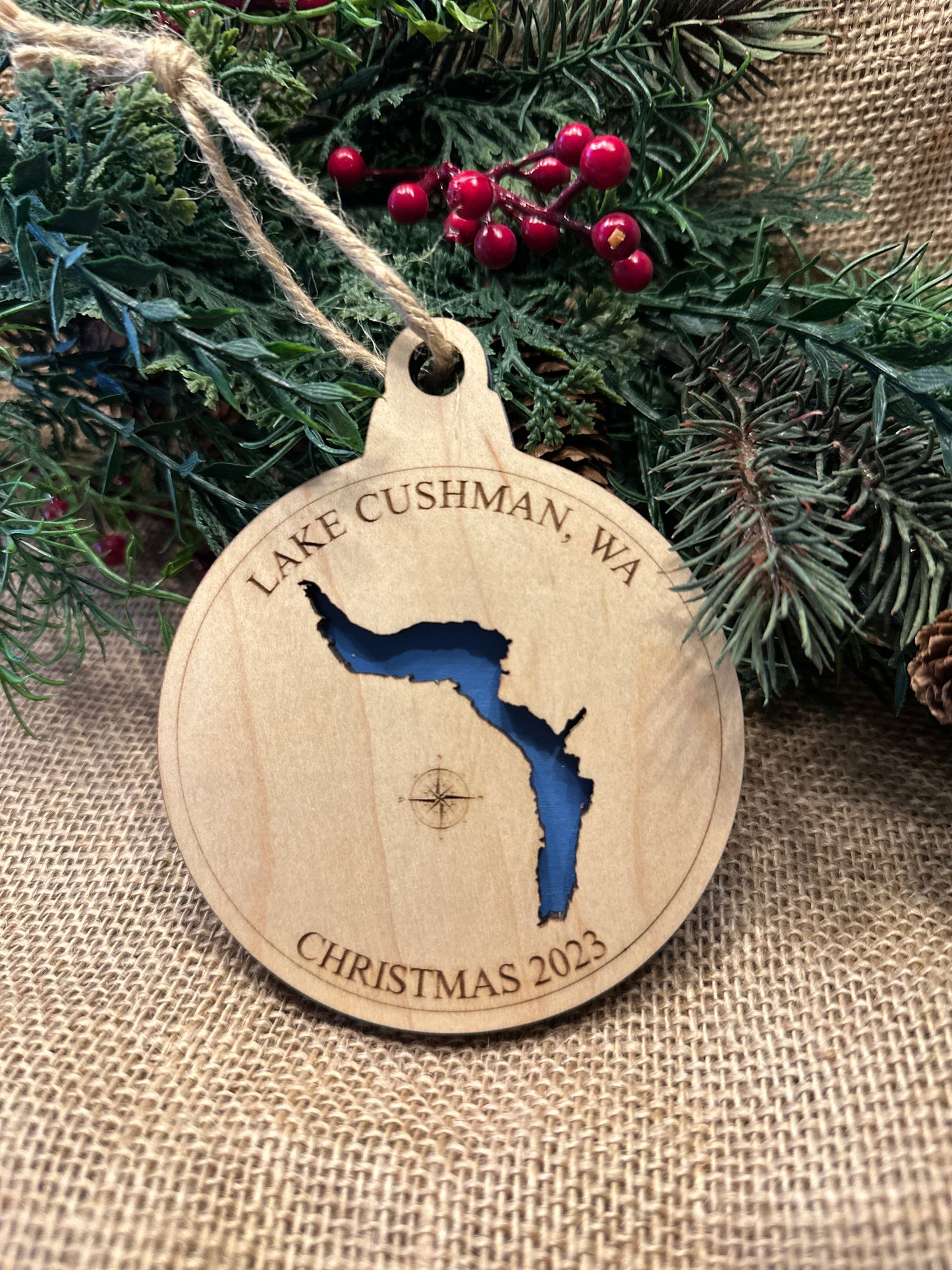 Christmas Wood Ornament