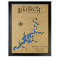 Grand Lake O the Cherokees, Oklahoma - Notting Hill Designs - Custom Wood Maps