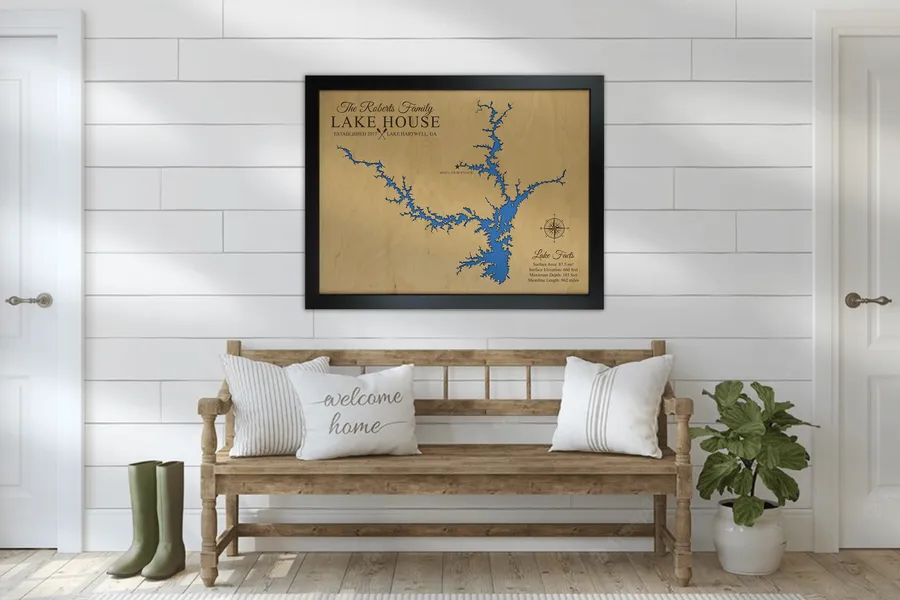 Lake Cumberland Map, Kentucky