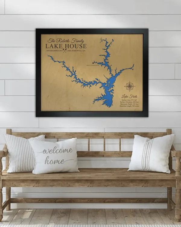 Lake Cumberland Map, Kentucky