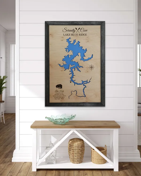 Wood Lake Map - Any Lake