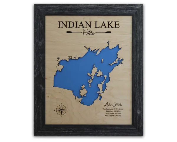 Indian Lake Wood Map
