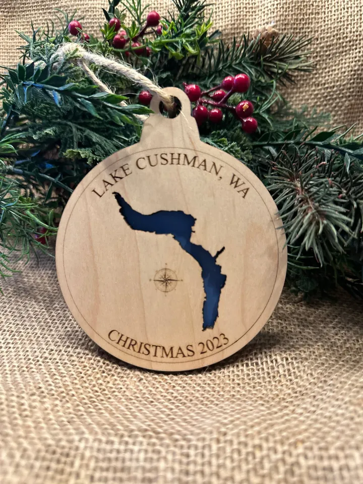 Christmas Wood Ornament – view 2