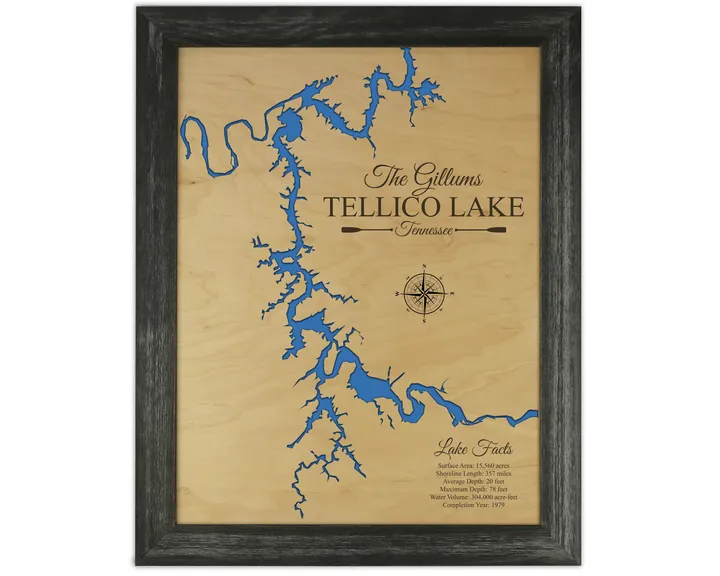 Tellico Lake Tennessee Map – view 4