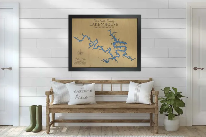 Lake Norman Map, North Carolina – view 4