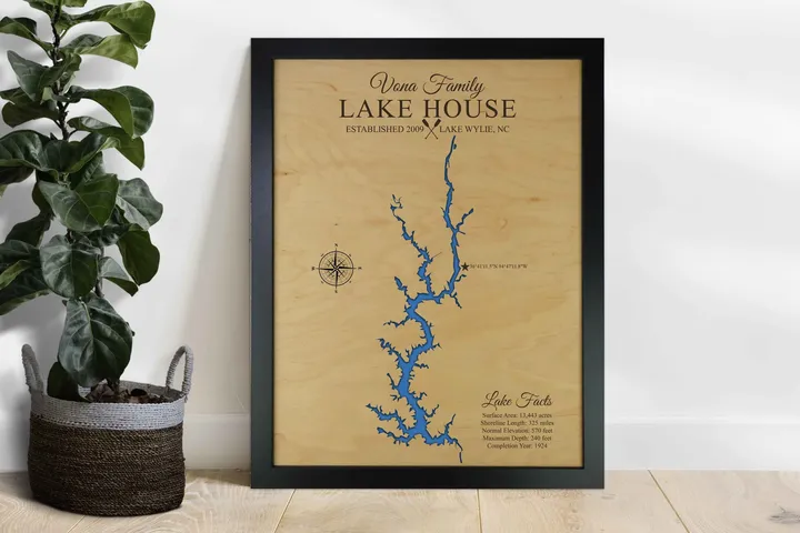 Lake Norman Map, North Carolina – view 5