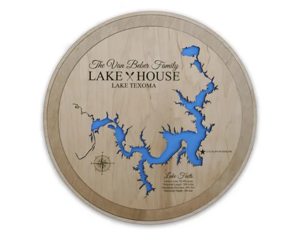 Round Wood Lake Map2 custom wood map