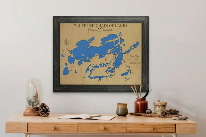 Lake Lanier Wooden Map, Georgia – view 15