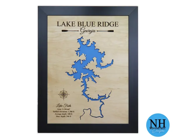 Lake Blueridge Map