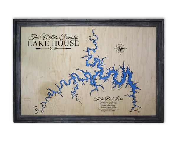 Table Rock Lake Map