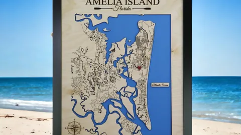 Bring the Ocean Home: Decorating with Coastal Wood Maps