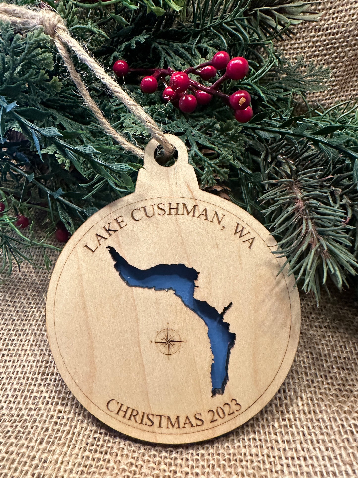 Christmas Wood Ornament