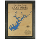 Lake Lanier Georgia - Notting Hill Designs - Custom Wood Maps