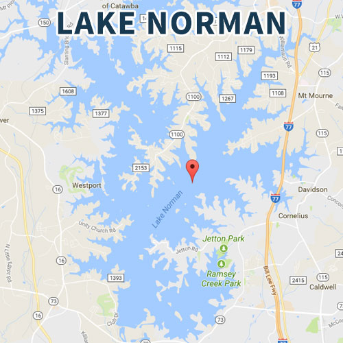 Lake Norman Map - North Carolina | Waypoint Maps