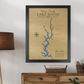 Lake Wylie, North & South Carolina - Notting Hill Designs - Custom Wood Maps